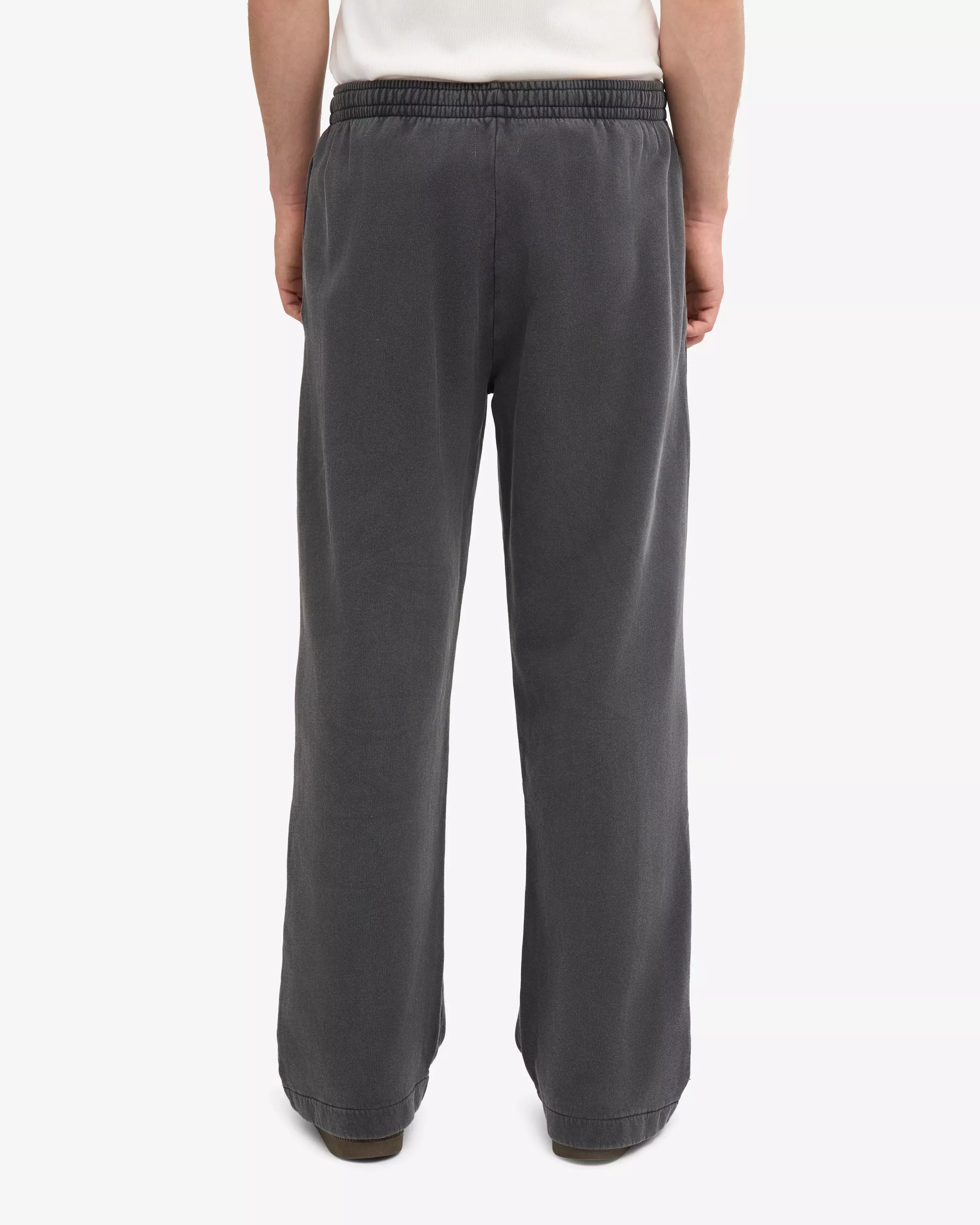 Colorful Standard Faded Grey Organic Straight Leg Sweatpants Herren gewaschenes schwarz